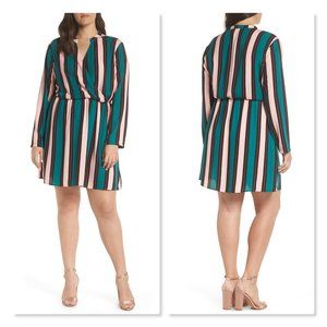 All in Favor Lily Surplice Dress sz XXL.